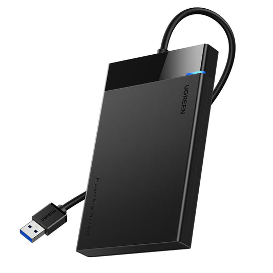 UGREEN USB 3.0 to 2.5” SATA Hard Drive Enclosure (Non-Detachable Cable) - Stellar Technologies